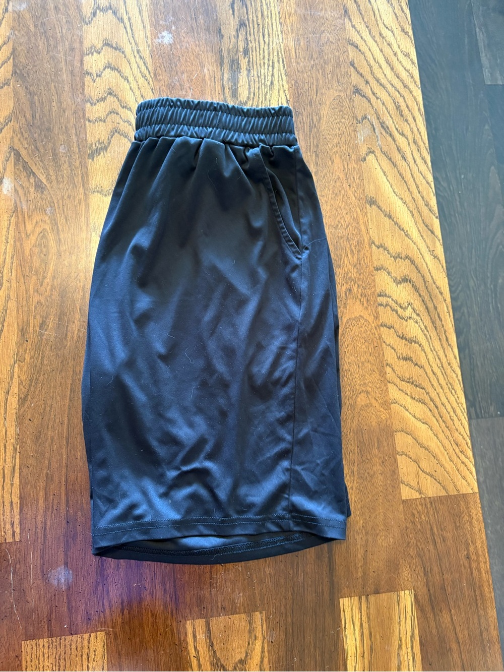 Men's Black Swim  Shorts with Elastic Waist